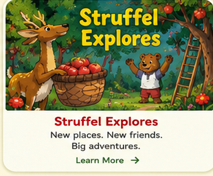Illustrated Struffel Explores book cover