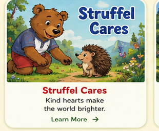Illustrated Struffel Cares book cover